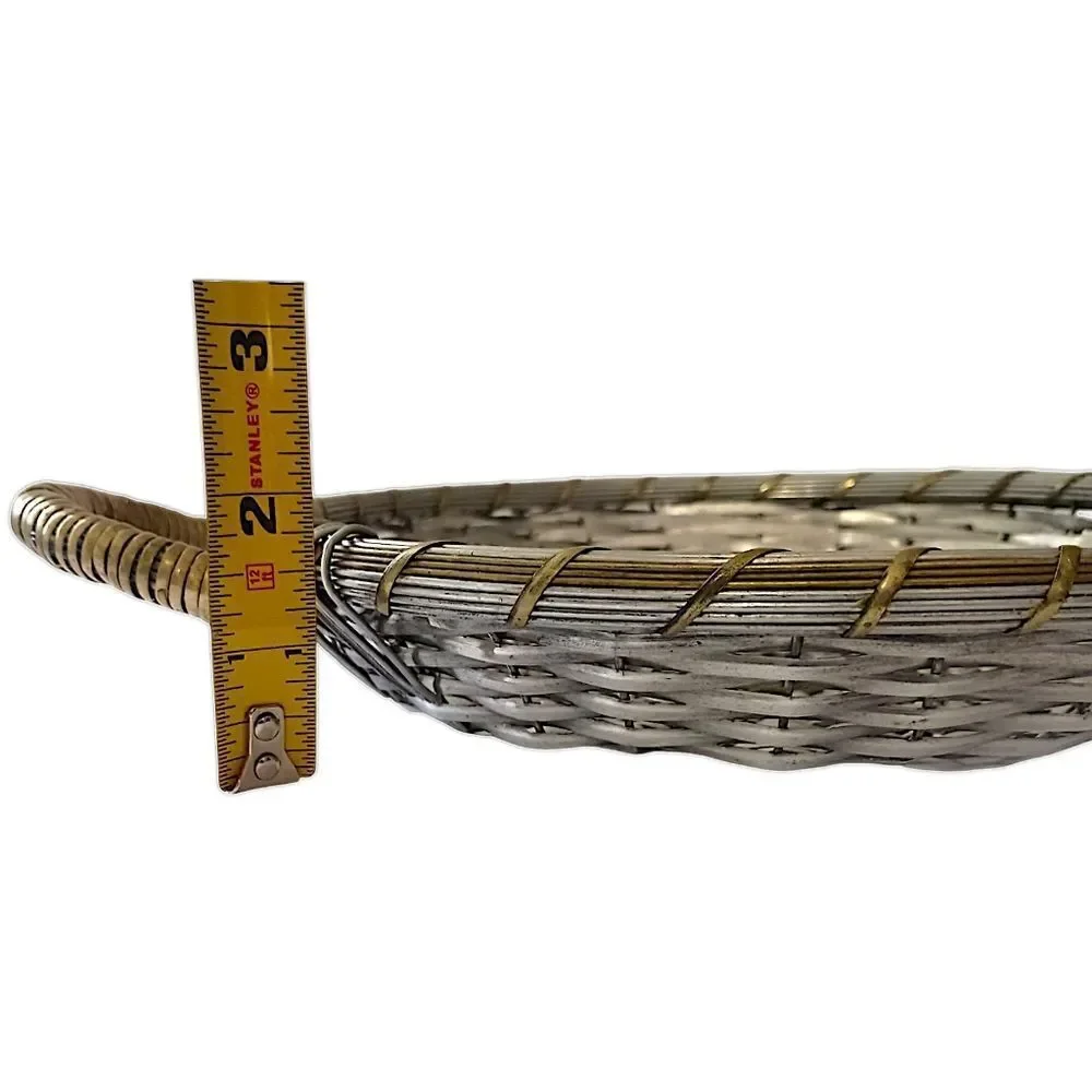 Vintage woven metal
